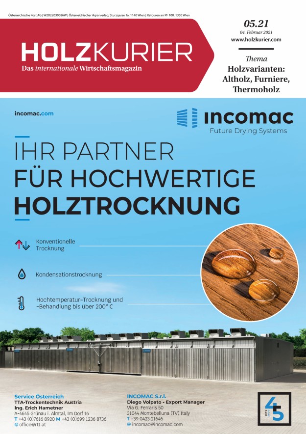 Holzkurier Digital Nr. 05.2021 Holzkurier Digital Nr. 05.2021
