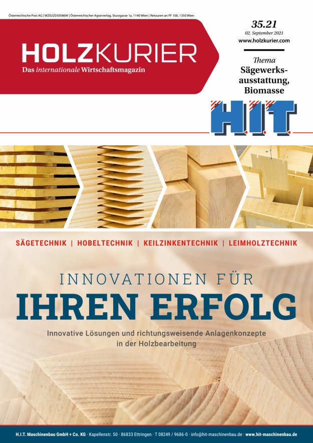 Holzkurier Digital Nr. 35.2021 Holzkurier Digital Nr. 35.2021