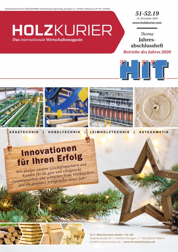 Holzkurier Digital Nr. 51.2019 Holzkurier Digital Nr. 51.2019