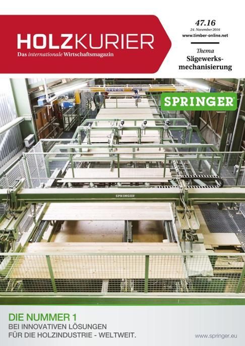Holzkurier Digital Nr. 47.2016 Holzkurier Digital Nr. 47.2016