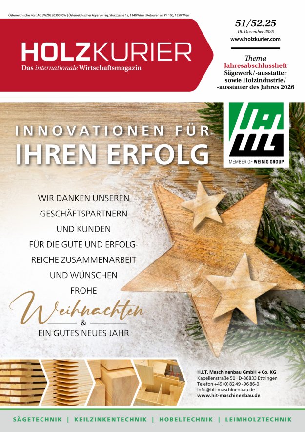 Holzkurier Digital Nr. 51/52.2025 Holzkurier Digital Nr. 51/52.2025