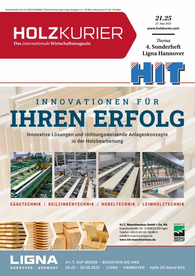 Holzkurier Digital Nr. 21.2025 Holzkurier Digital Nr. 21.2025