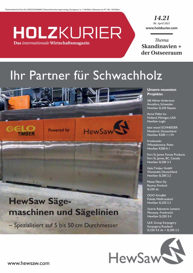 Holzkurier Digital Nr. 14.2021 Holzkurier Digital Nr. 14.2021