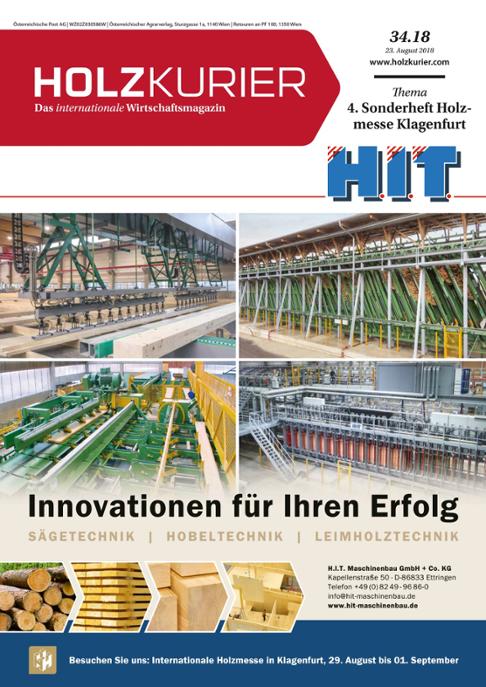 Holzkurier Digital Nr. 34.2018 Holzkurier Digital Nr. 34.2018
