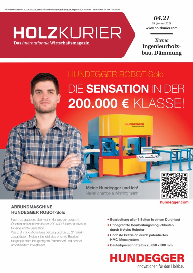 Holzkurier Digital Nr. 04.2021 Holzkurier Digital Nr. 04.2021