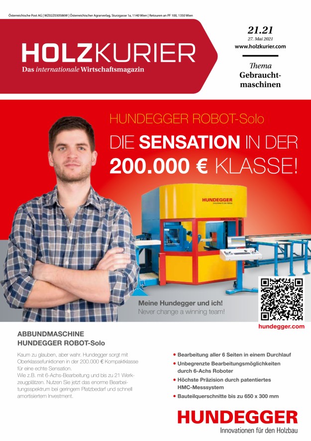 Holzkurier Digital Nr. 21.2021 Holzkurier Digital Nr. 21.2021