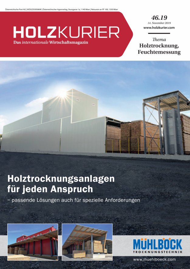 Holzkurier Digital Nr. 46.2019 Holzkurier Digital Nr. 46.2019