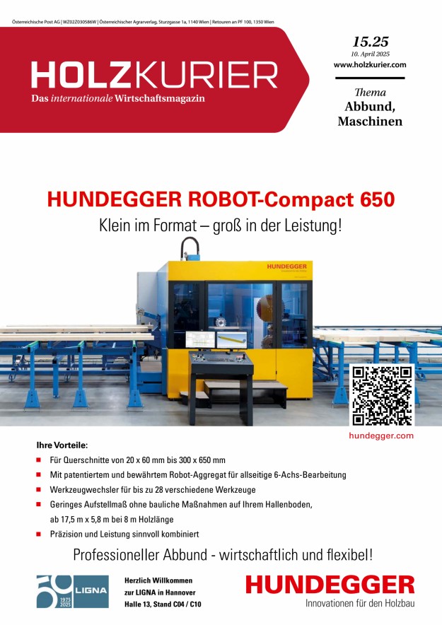 Holzkurier Digital Nr. 15.2025 Holzkurier Digital Nr. 15.2025