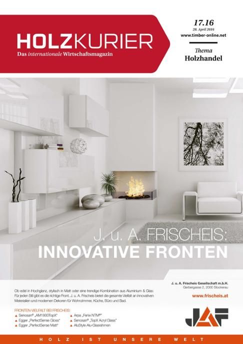Holzkurier Digital Nr. 16.2017 Holzkurier Digital Nr. 16.2017
