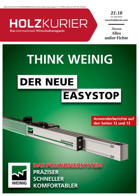 Holzkurier Digital Nr. 21.2018 Holzkurier Digital Nr. 21.2018