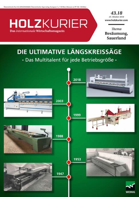 Holzkurier Digital Nr. 43.2018 Holzkurier Digital Nr. 43.2018