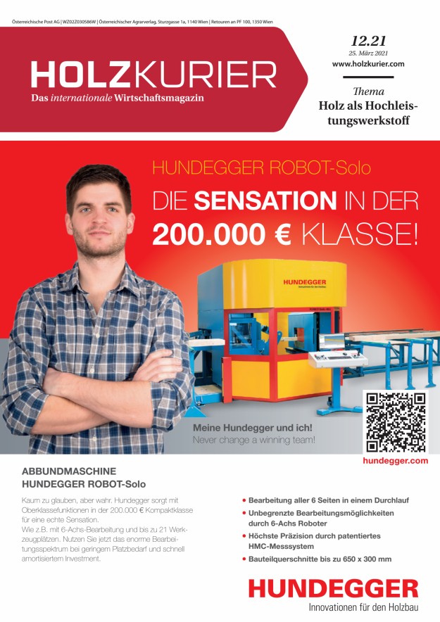 Holzkurier Digital Nr. 12.2021 Holzkurier Digital Nr. 12.2021