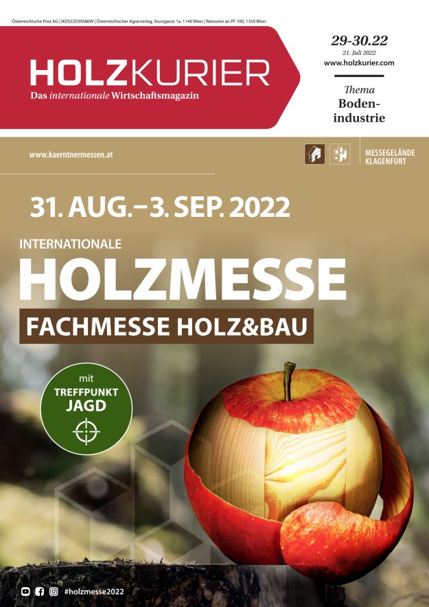 Holzkurier Digital Nr. 29-30.2022 Holzkurier Digital Nr. 29-30.2022