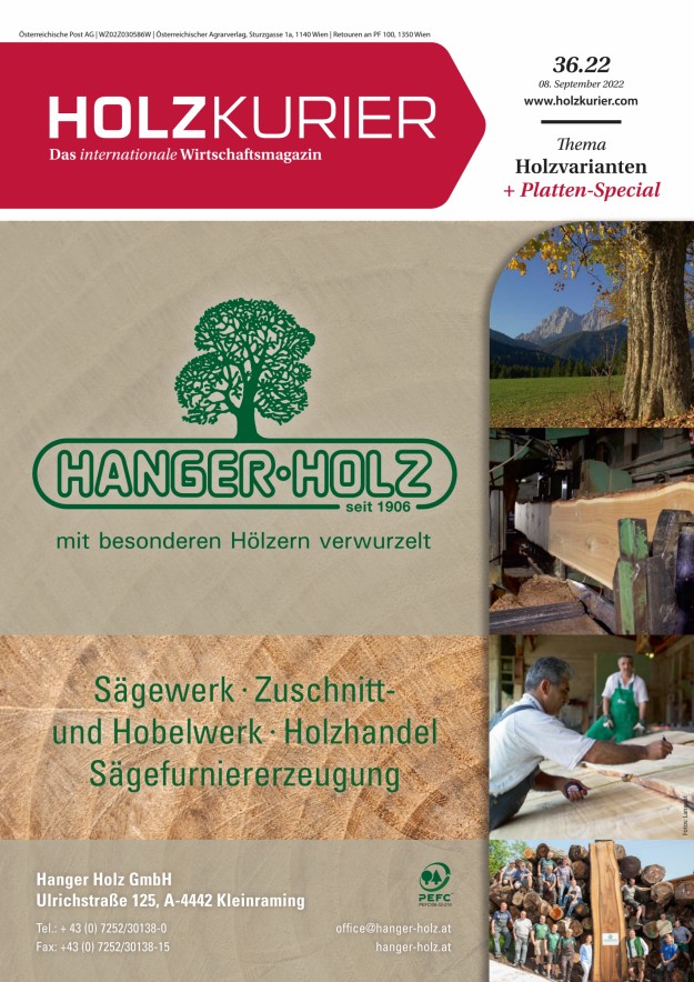 Holzkurier Digital Nr. 36.2022 Holzkurier Digital Nr. 36.2022