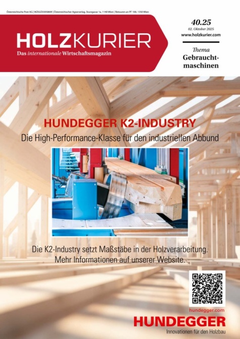 Holzkurier Digital Nr. 40.2025 Holzkurier Digital Nr. 40.2025