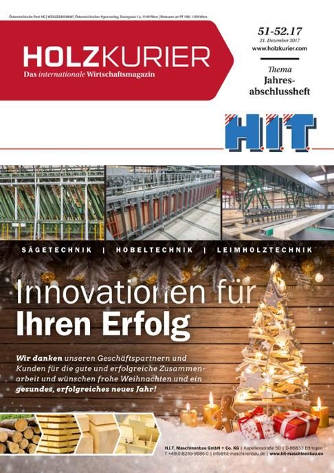 Holzkurier Digital Nr. 51-52.2017 Holzkurier Digital Nr. 51-52.2017