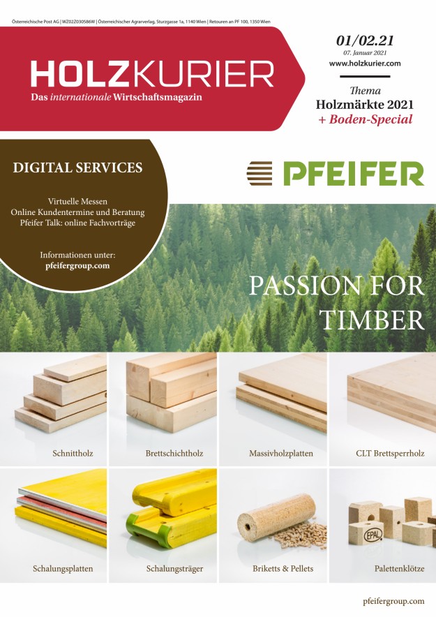 Holzkurier Digital Nr. 01.2021 Holzkurier Digital Nr. 01.2021