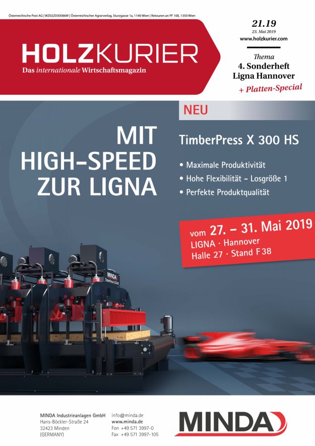 Holzkurier Digital Nr. 21.2019 Holzkurier Digital Nr. 21.2019