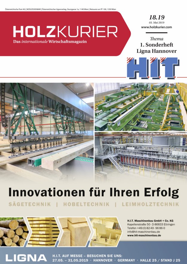 Holzkurier Digital Nr. 18.2019 Holzkurier Digital Nr. 18.2019