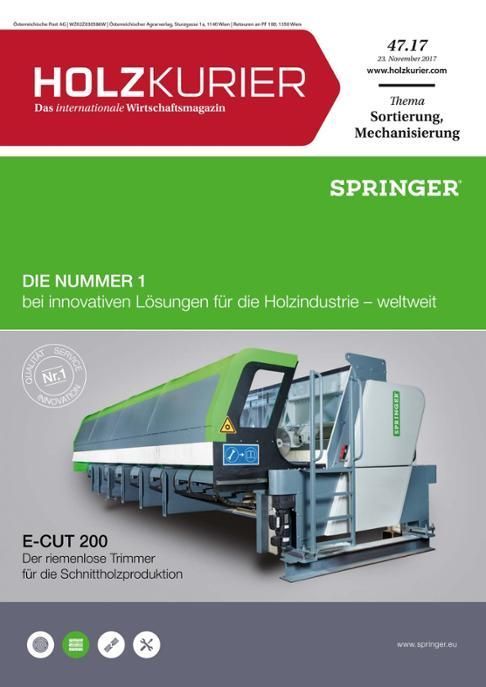Holzkurier Digital Nr. 47.2017 Holzkurier Digital Nr. 47.2017