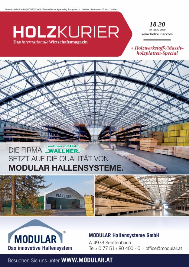 Holzkurier Digital Nr. 18.2020 Holzkurier Digital Nr. 18.2020