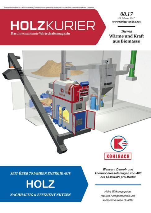 Holzkurier Digital Nr. 8.2017 Holzkurier Digital Nr. 8.2017