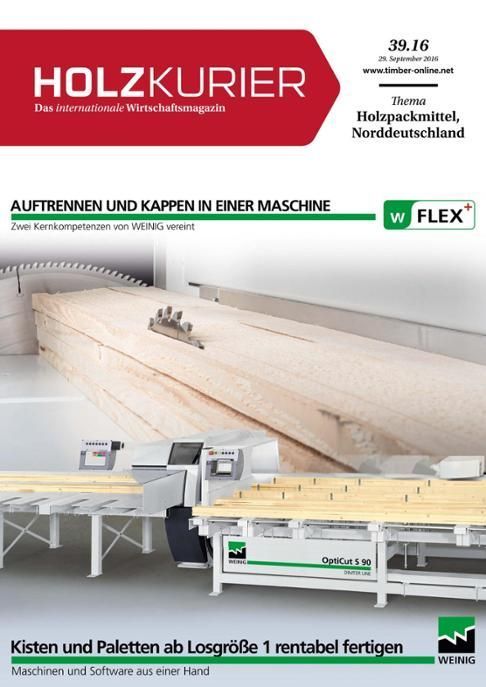 Holzkurier Digital Nr. 39.2016 Holzkurier Digital Nr. 39.2016
