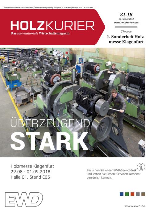 Holzkurier Digital Nr. 31.2018 Holzkurier Digital Nr. 31.2018