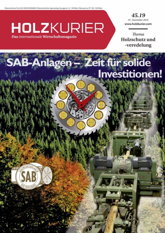 Holzkurier Digital Nr. 45.2019 Holzkurier Digital Nr. 45.2019