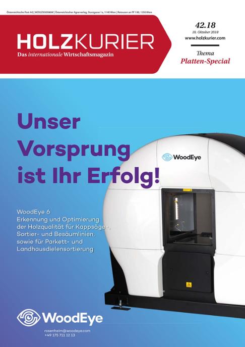Holzkurier Digital Nr. 42.2018 Holzkurier Digital Nr. 42.2018