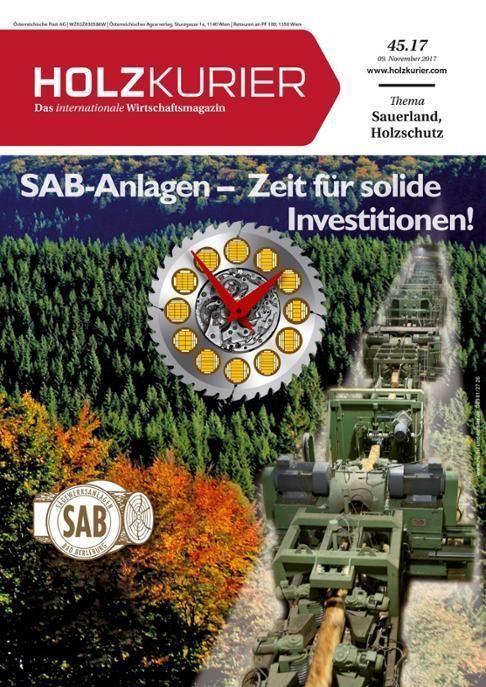 Holzkurier Digital Nr. 45.2017 Holzkurier Digital Nr. 45.2017