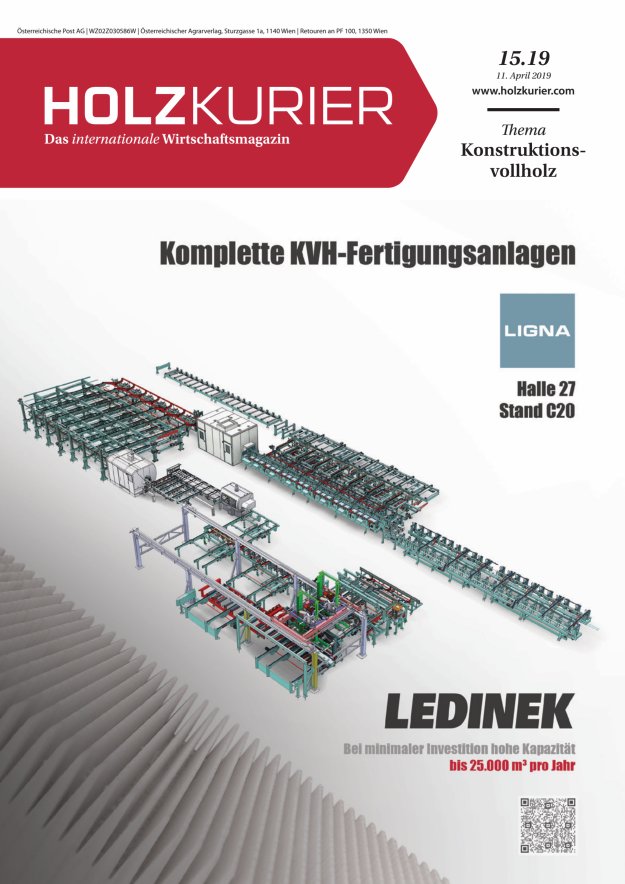 Holzkurier Digital Nr. 15.2019 Holzkurier Digital Nr. 15.2019