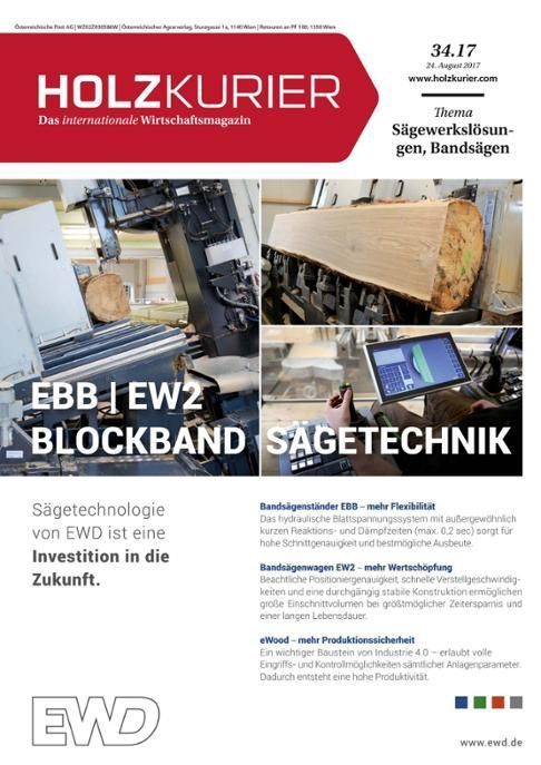 Holzkurier Digital Nr. 34.2017 Holzkurier Digital Nr. 34.2017
