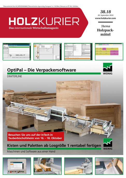 Holzkurier Digital Nr. 38.2018 Holzkurier Digital Nr. 38.2018
