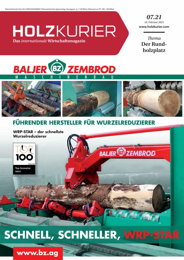 Holzkurier Digital Nr. 07.2021 Holzkurier Digital Nr. 07.2021