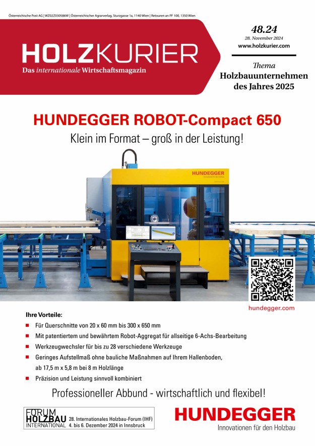 Holzkurier Digital Nr. 48.2024 Holzkurier Digital Nr. 48.2024