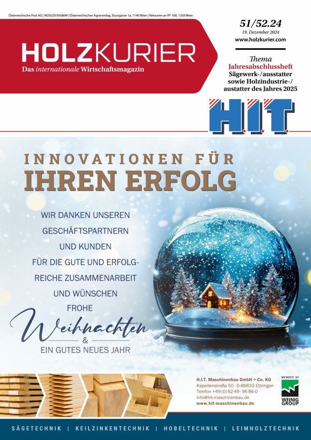 Holzkurier Digital Nr. 51/52.2024 Holzkurier Digital Nr. 51/52.2024
