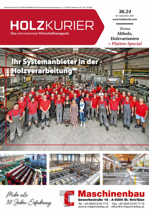 Holzkurier Digital Nr. 36.2024 Holzkurier Digital Nr. 36.2024