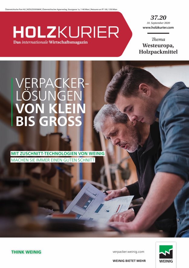 Holzkurier Digital Nr. 37.2020 Holzkurier Digital Nr. 37.2020