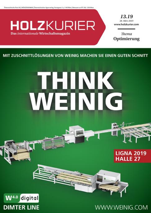 Holzkurier Digital Nr. 13.2019 Holzkurier Digital Nr. 13.2019