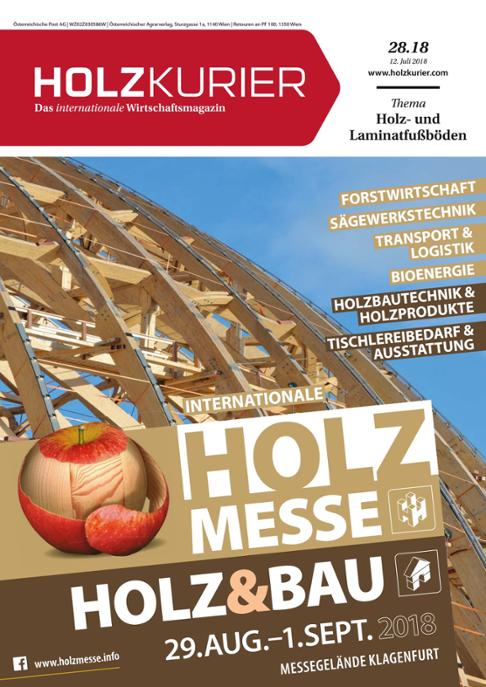 Holzkurier Digital Nr. 28.2018 Holzkurier Digital Nr. 28.2018