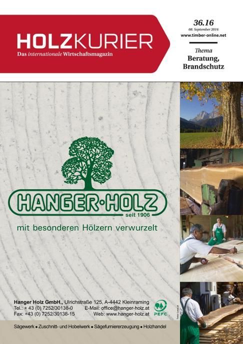 Holzkurier Digital Nr. 36.2016