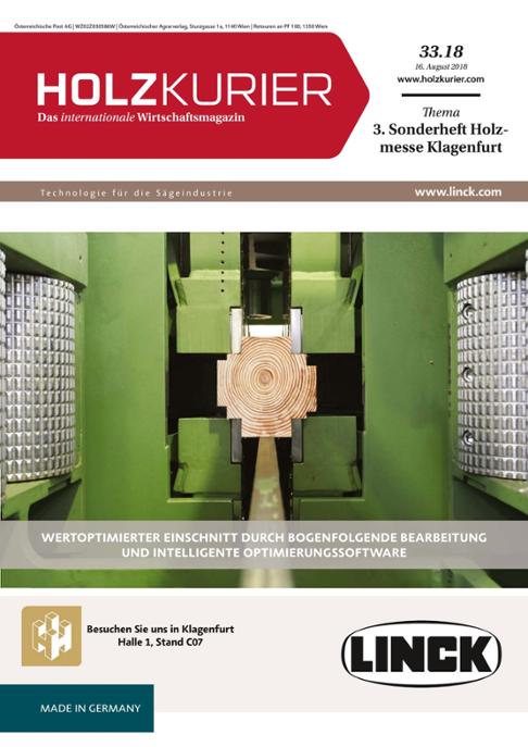 Holzkurier Digital Nr. 33.2018 Holzkurier Digital Nr. 33.2018