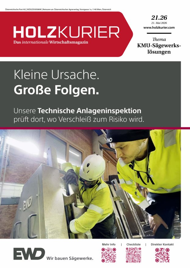 Holzkurier Digital Nr. 21.2026 Holzkurier Digital Nr. 21.2026