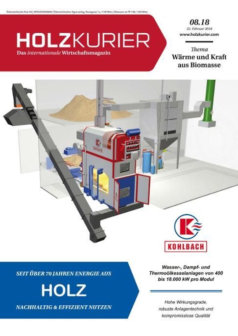 Holzkurier Digital Nr. 08.2018 Holzkurier Digital Nr. 08.2018