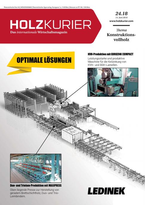 Holzkurier Digital Nr. 24.2018 Holzkurier Digital Nr. 24.2018