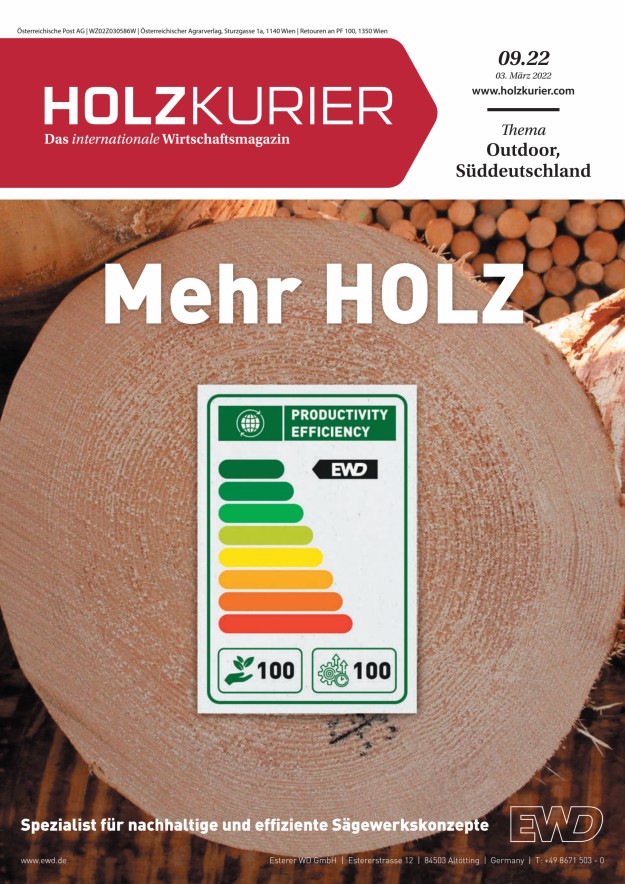 Holzkurier Digital Nr. 09.2022 Holzkurier Digital Nr. 09.2022