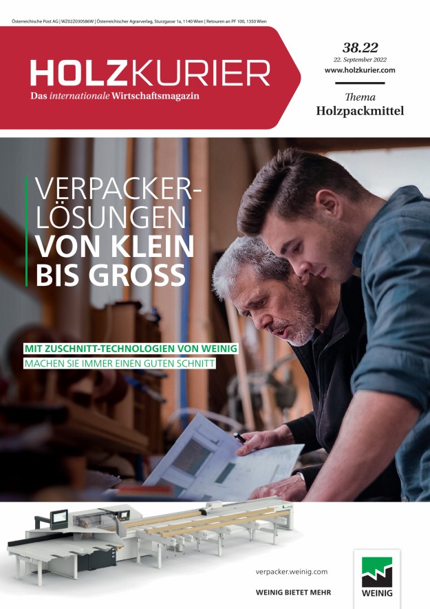 Holzkurier Digital Nr. 38.2022 Holzkurier Digital Nr. 38.2022