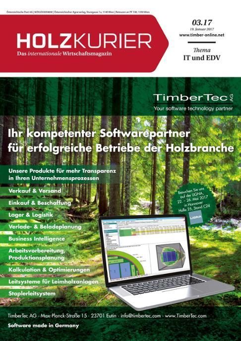 Holzkurier Digital Nr. 3.2017 Holzkurier Digital Nr. 3.2017