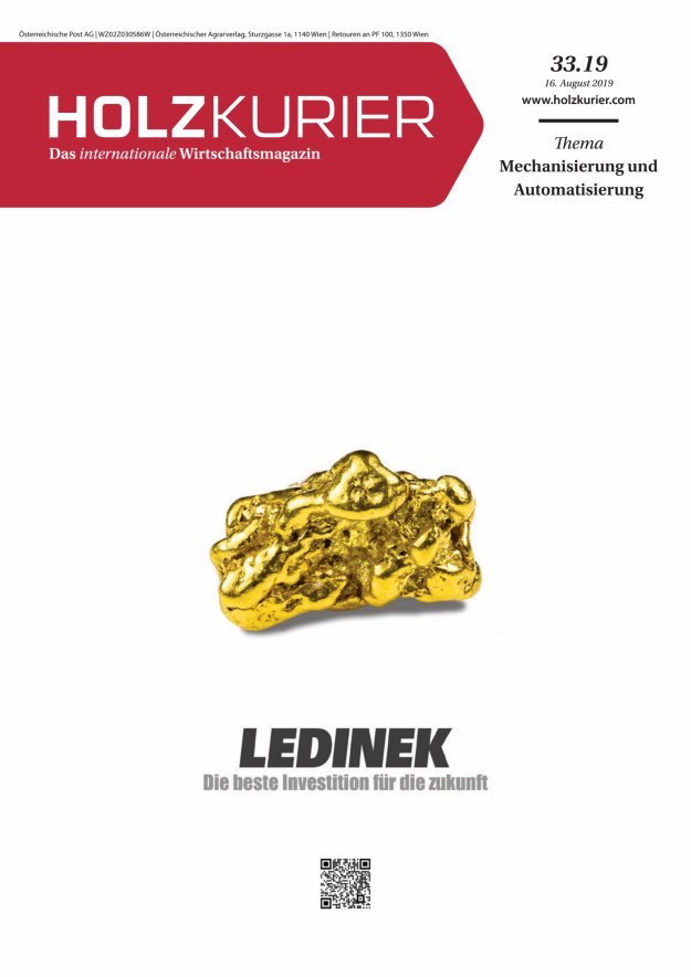 Holzkurier Digital Nr. 33.2019 Holzkurier Digital Nr. 33.2019